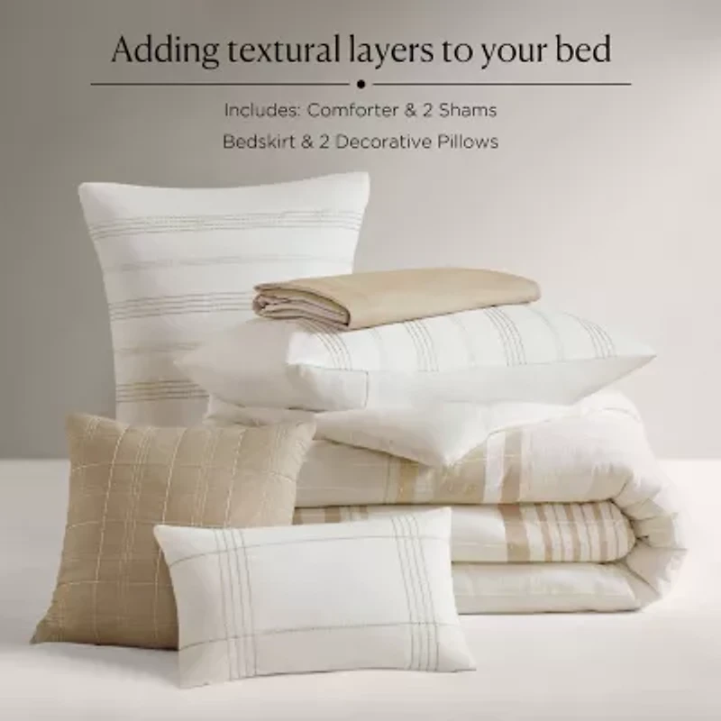 Harbor House Morgan Cotton 6-pc. Midweight Comforter Set