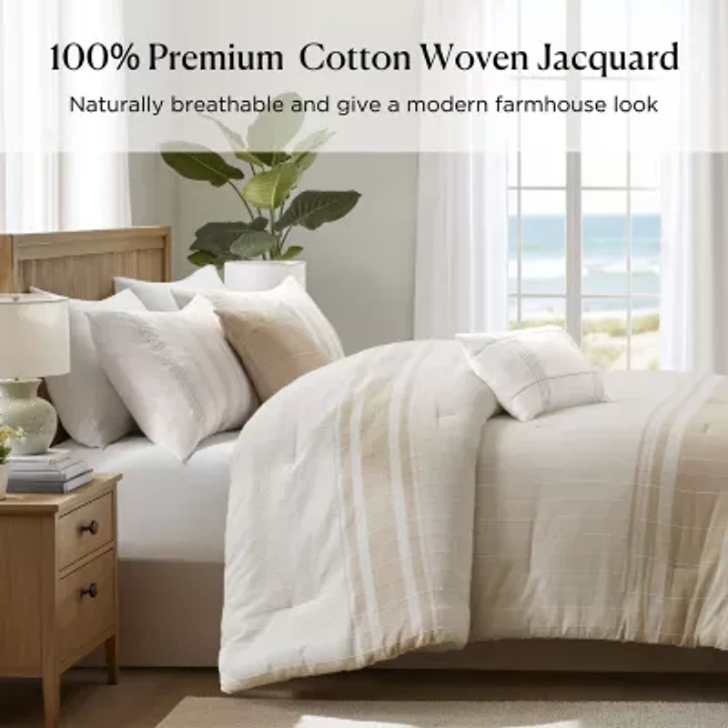 Harbor House Morgan Cotton 6-pc. Midweight Comforter Set
