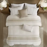 Harbor House Morgan Cotton Jaquard 5-pc. Duvet Cover Set