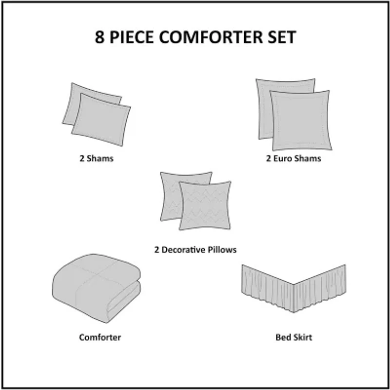 Woolrich Bitter Creek 8-pc Oversized Comforter Set