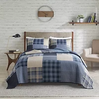 Woolrich Winter Hills Oversized Cotton 3pc Quilt Set