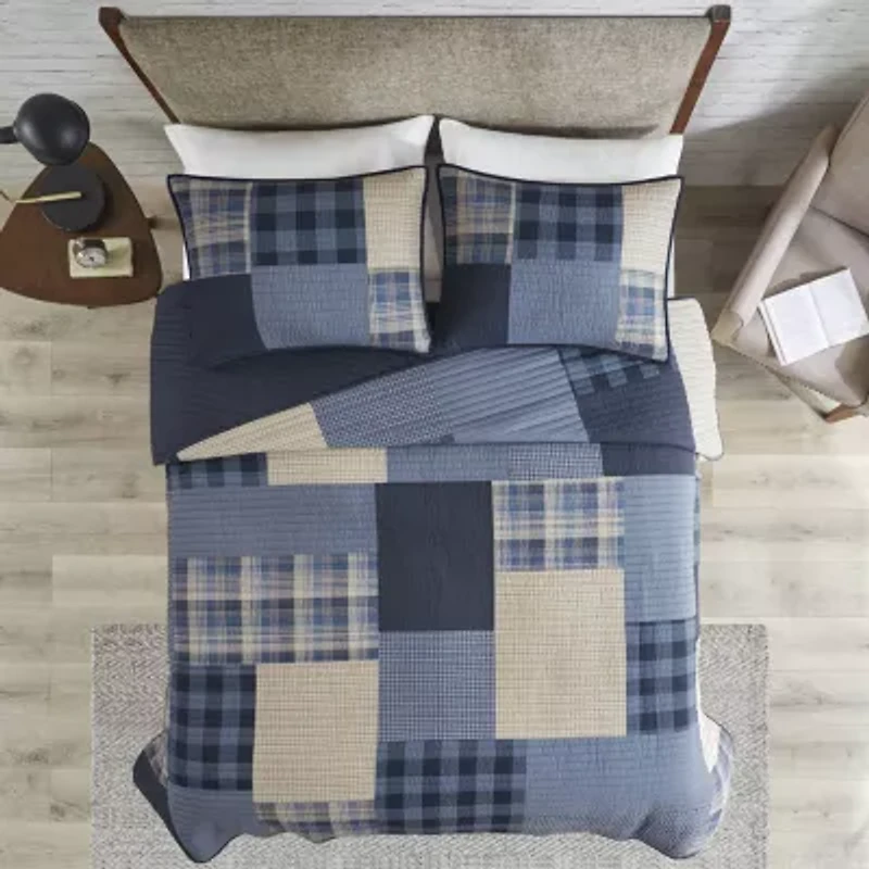 Woolrich Winter Hills Oversized Cotton 3pc Quilt Set