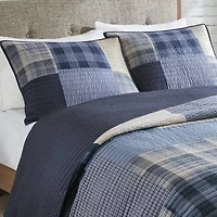 Woolrich Winter Hills Oversized Cotton 3pc Quilt Set