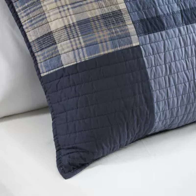 Woolrich Winter Hills Oversized Cotton 3pc Quilt Set