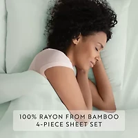 Casual Comfort Premium Rayon From Bamboo Luxury Bed Sheet Set