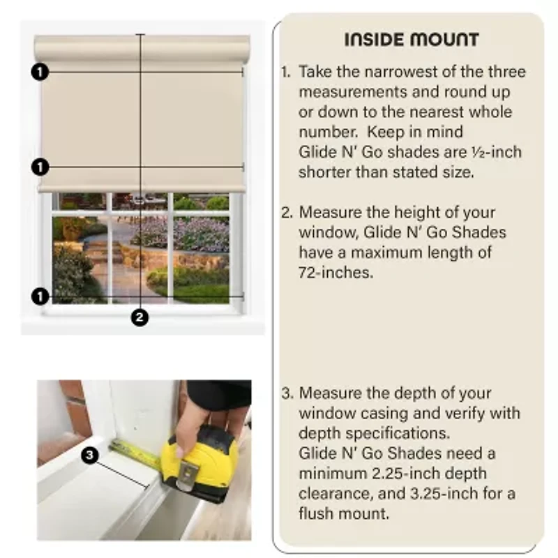 Achim Cordless 100% Blackout Roller Shade