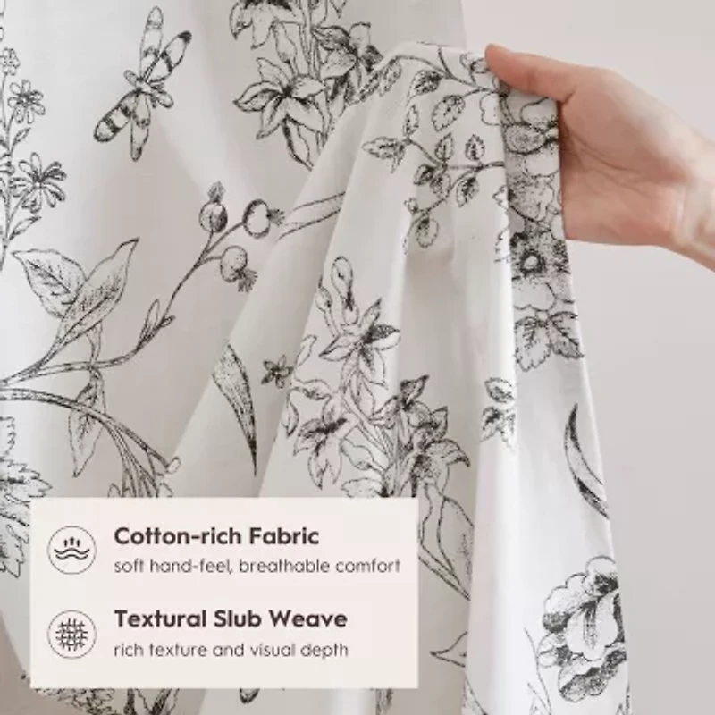Laura Ashley Branch Toile Shower Curtain