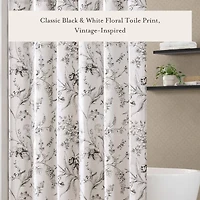 Laura Ashley Branch Toile Shower Curtain