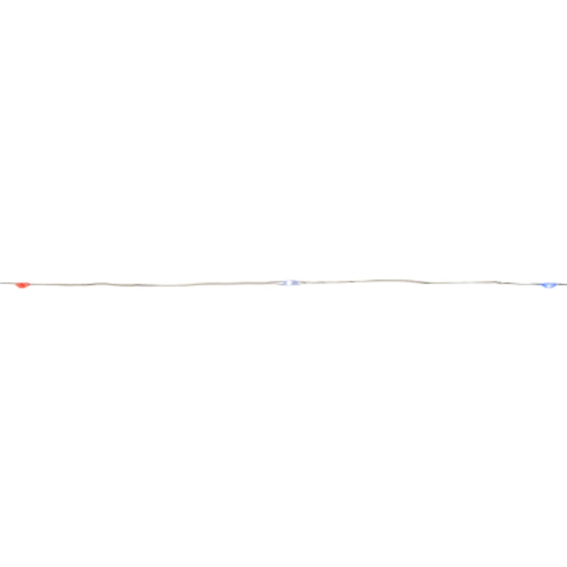 Northlight 17ft Led Micro Fairy - Red White And Blue String Lights