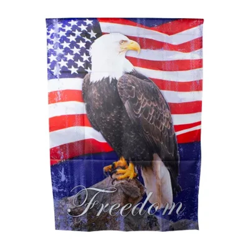 Northlight 28" Freedom Bald Eagle Outdoor House Flags