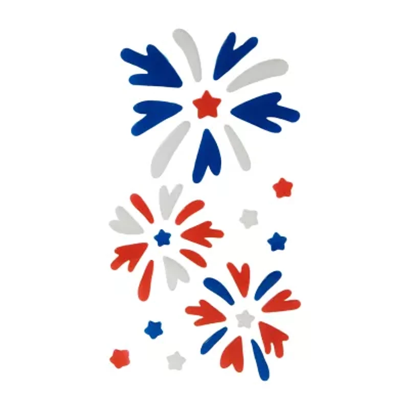 Northlight Double Sided Celebration Gel 4th of July Window Decor