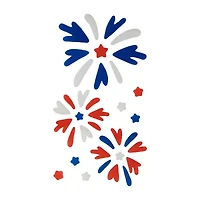 Northlight Double Sided Celebration Gel 4th of July Window Decor