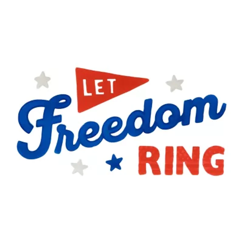 Northlight Double Sided Celebration Gel 4th of July Window Decor
