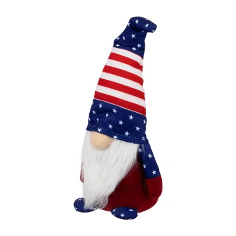 Northlight 9.5" With Stars And Stripes - Red White And Blue Gnome