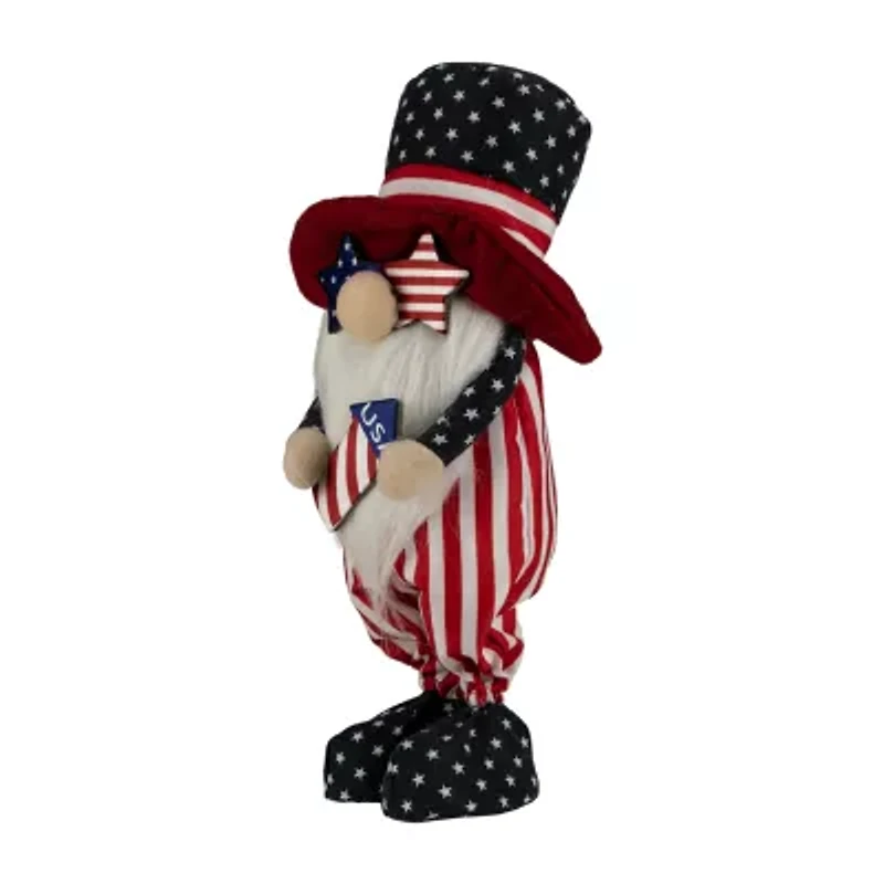 Northlight 12.25" In Top Hat Holding Rocket Gnome