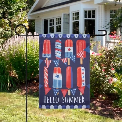 Northlight 18" Hello Summer Ice Pop Garden Flag