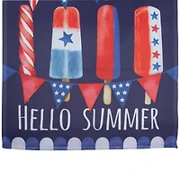 Northlight 18" Hello Summer Ice Pop Garden Flag