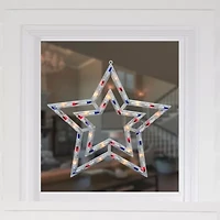 Northlight 17" Lighted Star 4th of July Window Decor