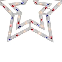 Northlight 17" Lighted Star 4th of July Window Decor