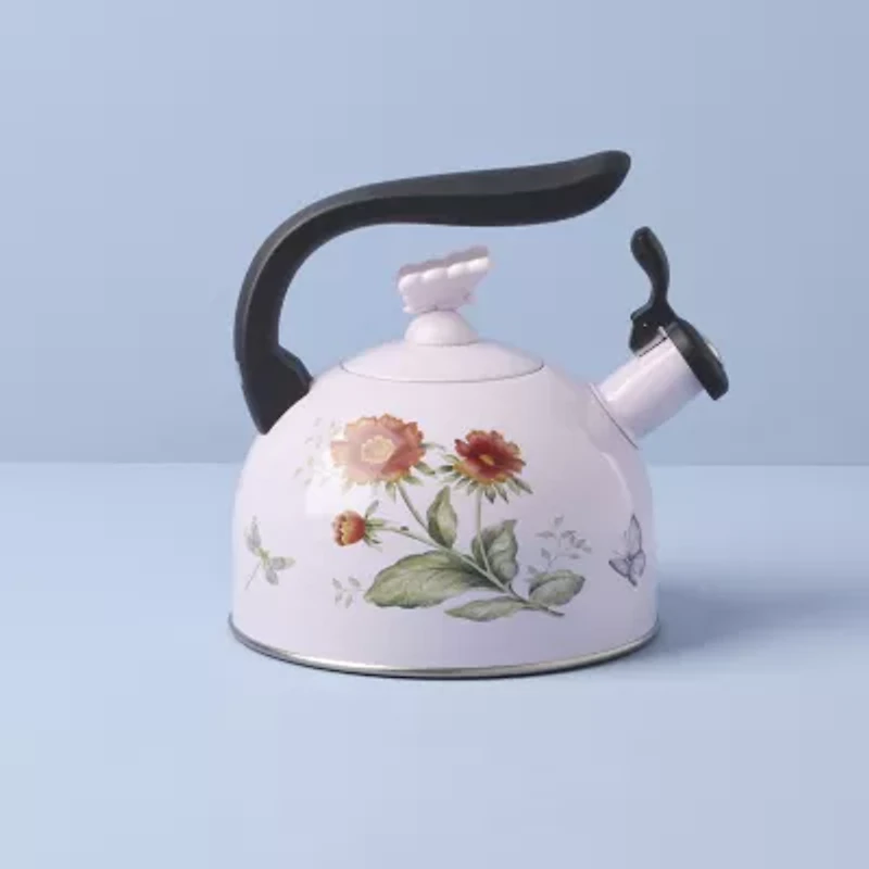 Lenox Butterfly Meadow Colors Tea Kettle