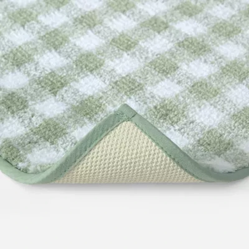 Martha Stewart Ginham Bath Rug