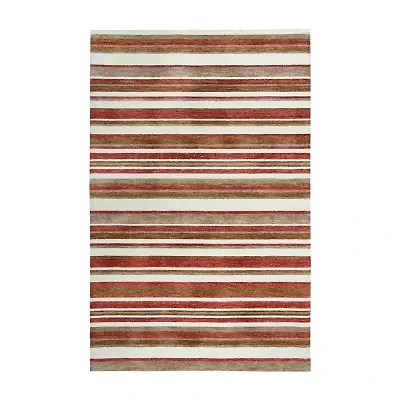 Rizzy Home Zayne Striped Hand Tufted Indoor Outdoor Rectangular Area Rug