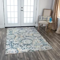 Rizzy Home Zeke Medallion Indoor Rectangular Accent Rug