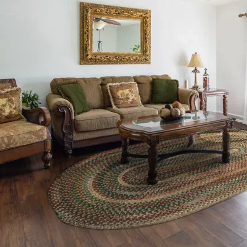 Capel American Traditions Braided Wool Indoor Oval Area Rug