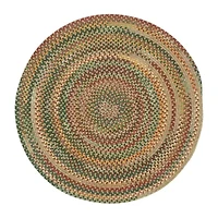Capel American Traditions Braided Wool 7'X7' Indoor Round Area Rug