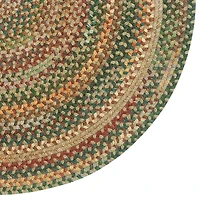 Capel American Traditions Braided Wool 7'X7' Indoor Round Area Rug