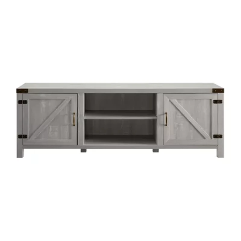 Modern Farmhouse Barndoor 70" TV Stand