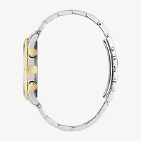 Bulova Classic Mens Chronograph Diamond Accent Two Tone Stainless Steel Bracelet Watch 98d172
