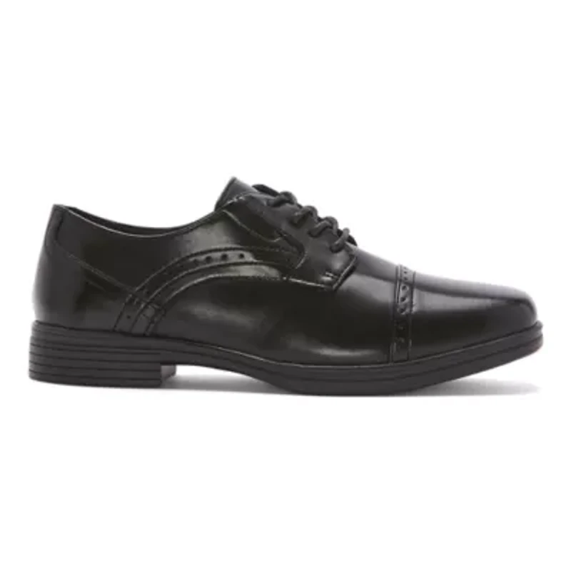 Stafford Dane Jr Little & Big Kid Boys Cap Oxford Shoes