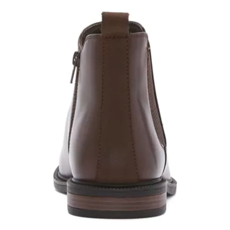 J. Ferrar Mens Blake Flat Heel Chelsea Boots