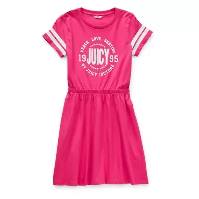 Juicy By Couture Little & Big Kid Girls Short Sleeve Skater Dress