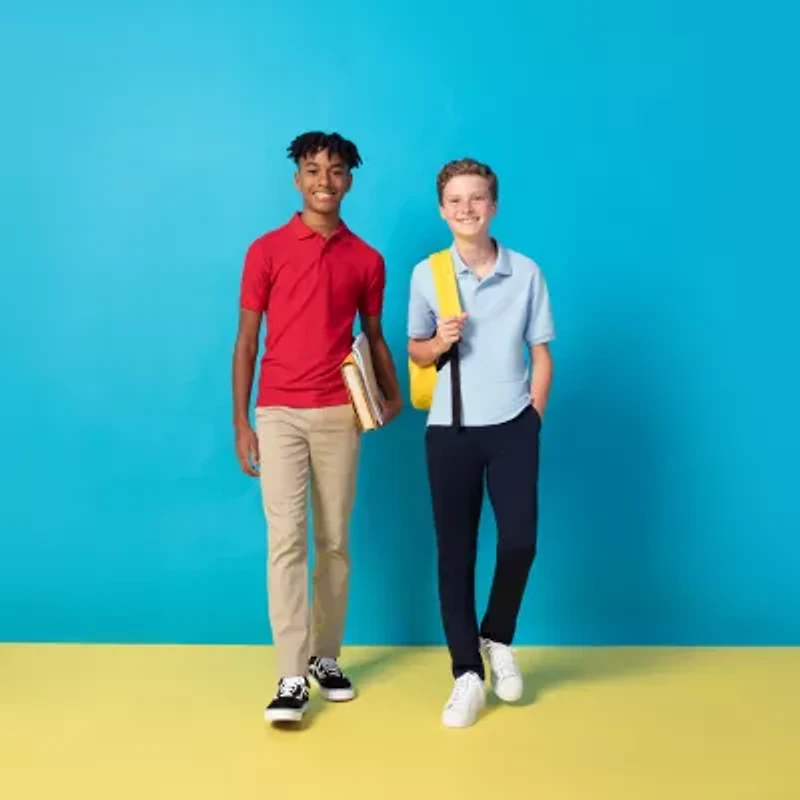 IZOD Pique Little & Big Boys Short Sleeve Stretch Polo Shirt
