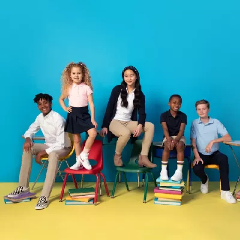 IZOD Performance Little & Big Kid Boys 9" Adjustable Waist Stretch Fabric Chino Short