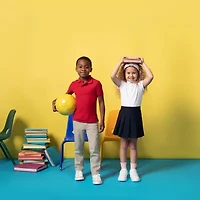 IZOD Skort Little & Big Kid Girls Stretch Fabric Scooter Skirt