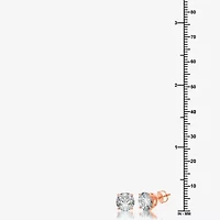 Ever Star 4 CT. T.W. Lab Grown White Diamond 14K Gold 8mm Stud Earrings