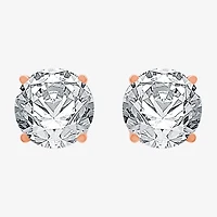 Ever Star 4 CT. T.W. Lab Grown White Diamond 14K Gold 8mm Stud Earrings