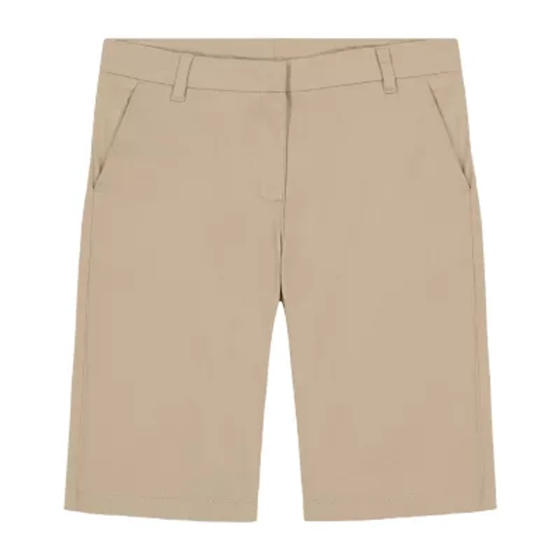 IZOD Little & Big Kid Girls Stretch Fabric Adjustable Waist Bermuda Short