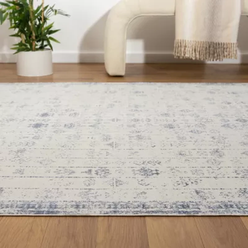 LR Home Adam Abstract Indoor Rectangular Accent Rug