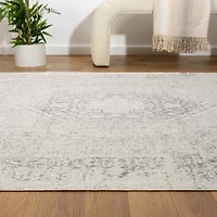 LR Home Aris Medallion Indoor Rectangular Area Rug
