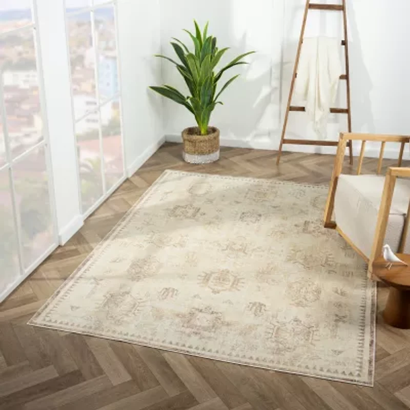 LR Home Aron Abstract Indoor Rectangular Accent Rug