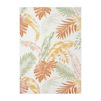 LR HOME BREWIS FLORAL 24"X96" INDOOR OUTDOOR RECTANGULAR RUNNER