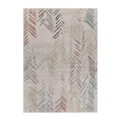 LR Home Dhara Abstract Indoor Rectangular Area Rug