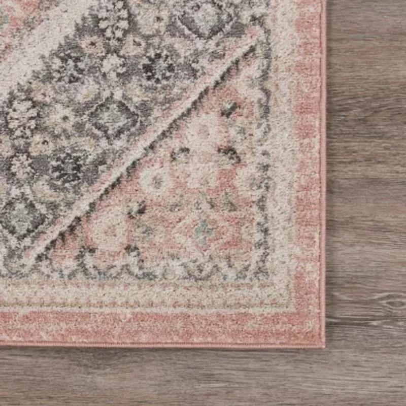 LR Home Dax Medallion Indoor Rectangular Area Rug