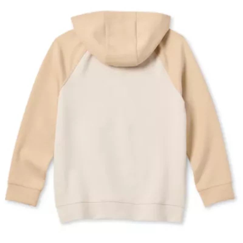 Xersion Double-Knit Little & Big Kid Boys Hooded Long Sleeve Active Quarter-Zip Pullover
