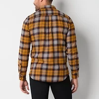St. John's Bay Mens Long Sleeve Classic Fit Flannel Shirt