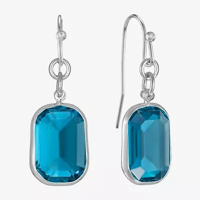Liz Claiborne Womens Oval Drop Earrings